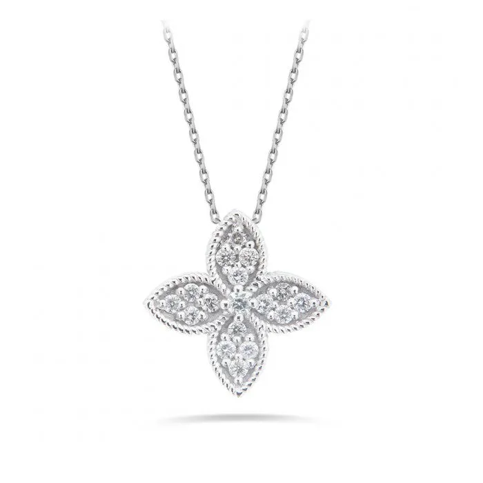 AMORE Clover Diamond Necklace 0.15ct