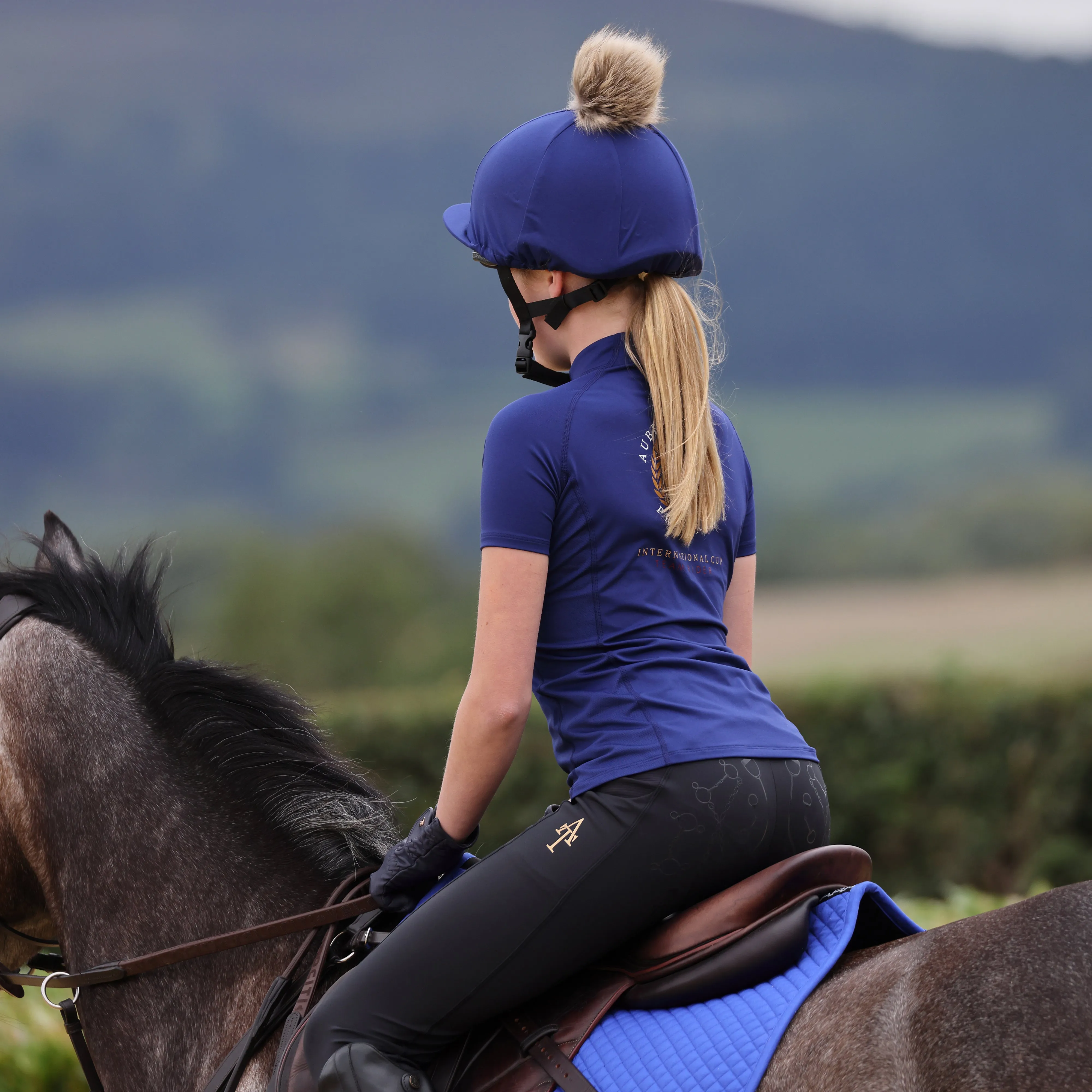 Aubrion Team Short Sleeve Base Layer - Young Rider