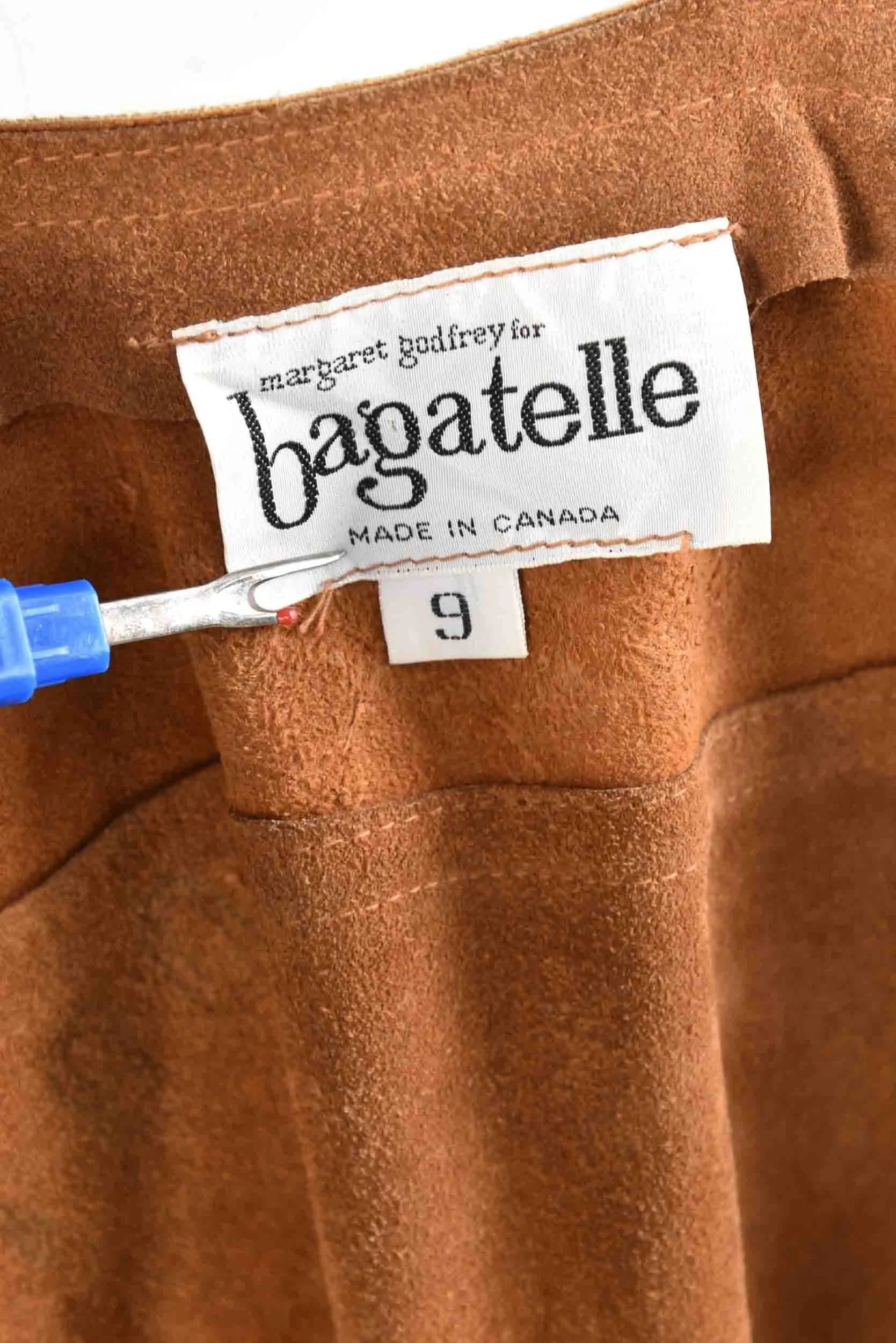 Bagatelle 70s Suede Overall Dress