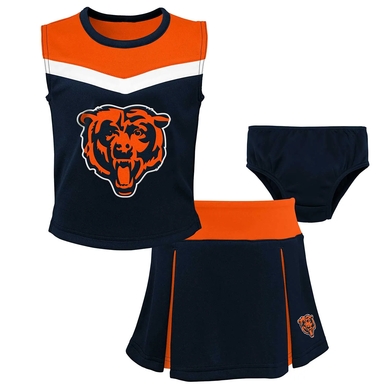 Bears Toddler Cheerleader 3 PC Set