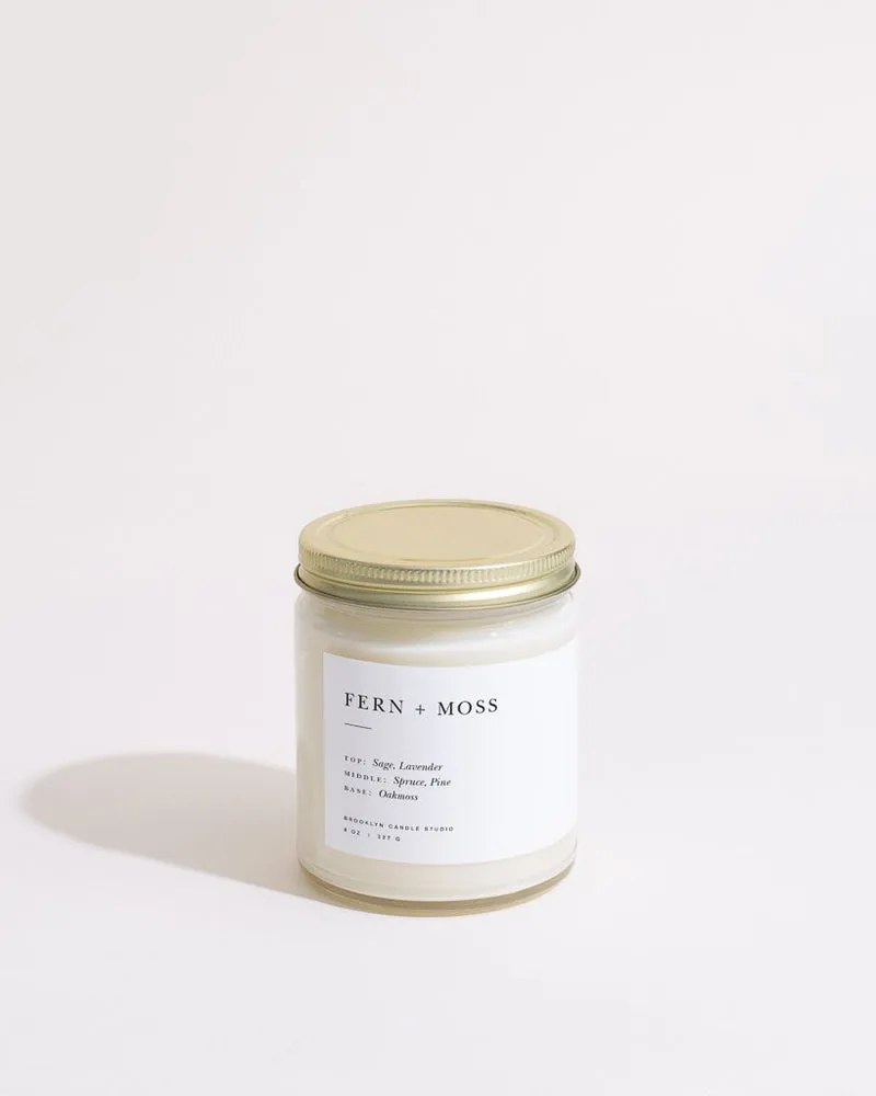 Brooklyn Candle Studio FERN   MOSS Minimalist Candle