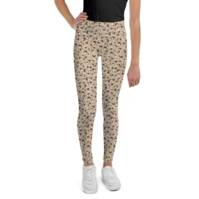 Brown Jungle Adventure Youth Leggings