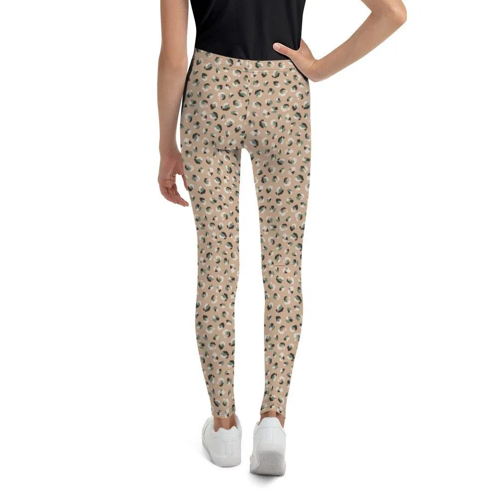 Brown Jungle Adventure Youth Leggings