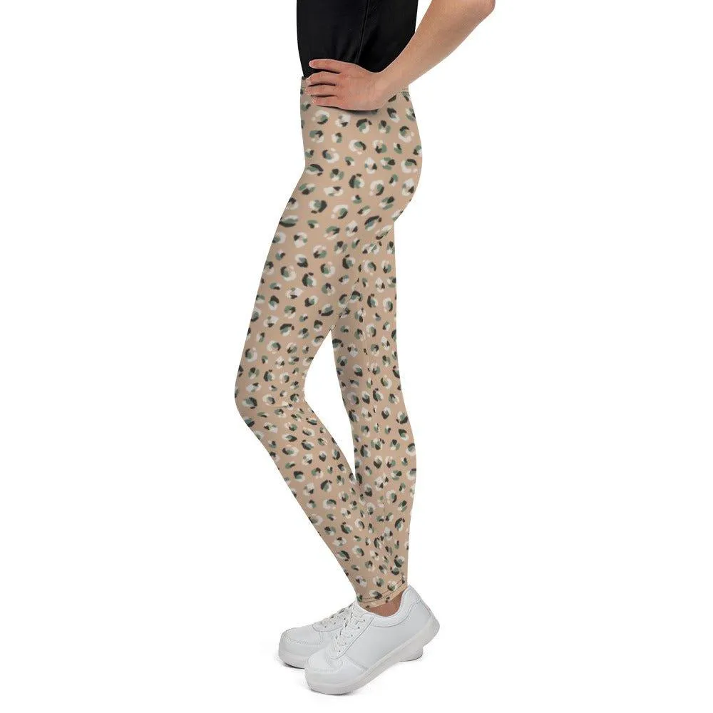 Brown Jungle Adventure Youth Leggings