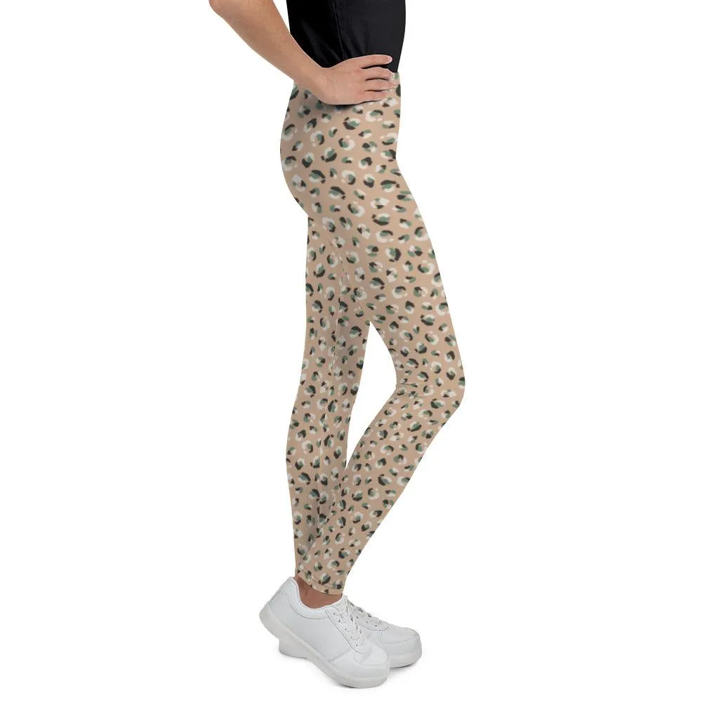 Brown Jungle Adventure Youth Leggings