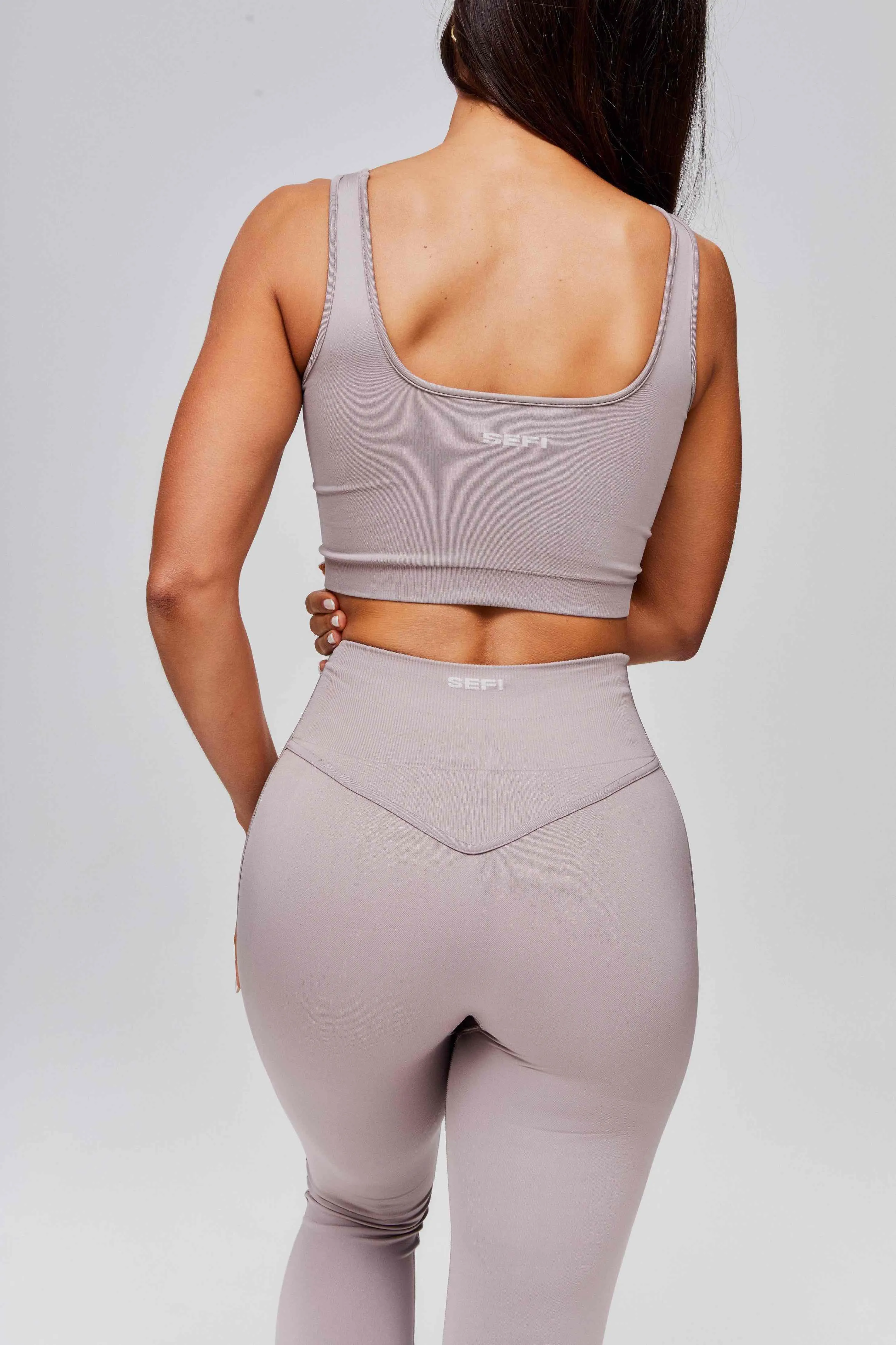 Butterluxe Contour Flared Leggings Full Length - Fig Glaze