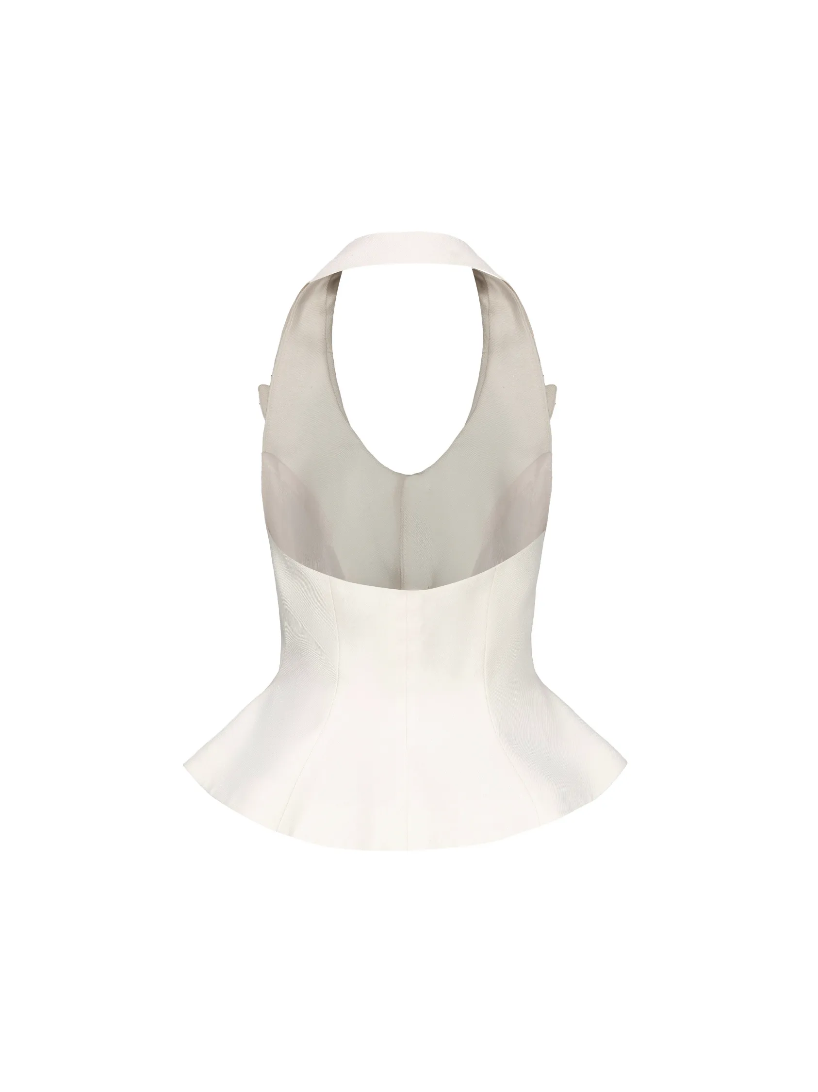 Cambria Diamond Vest (White) (Final Sale)