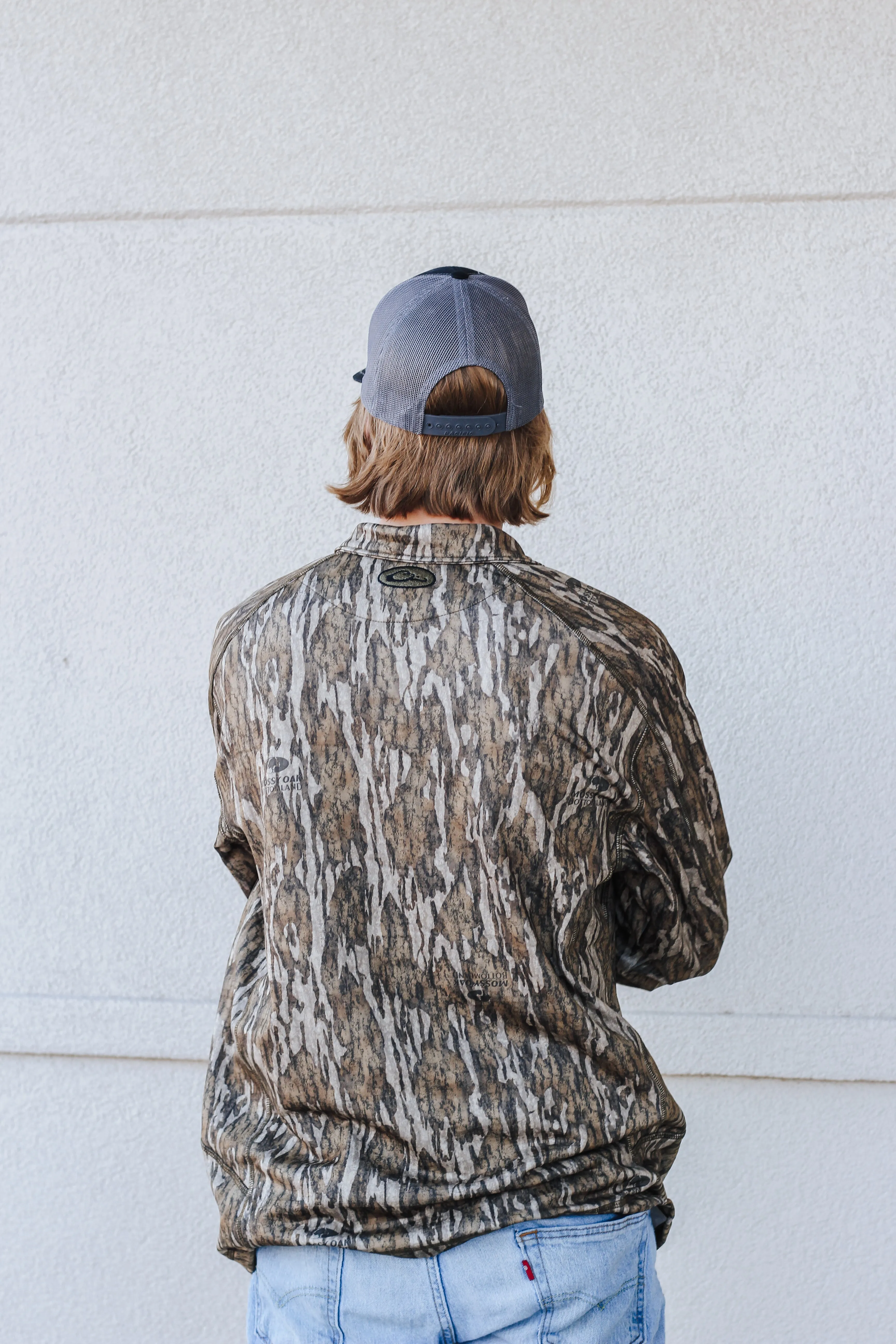 Camo Bottomland MST Breathlite 1/4 Zip Pullover