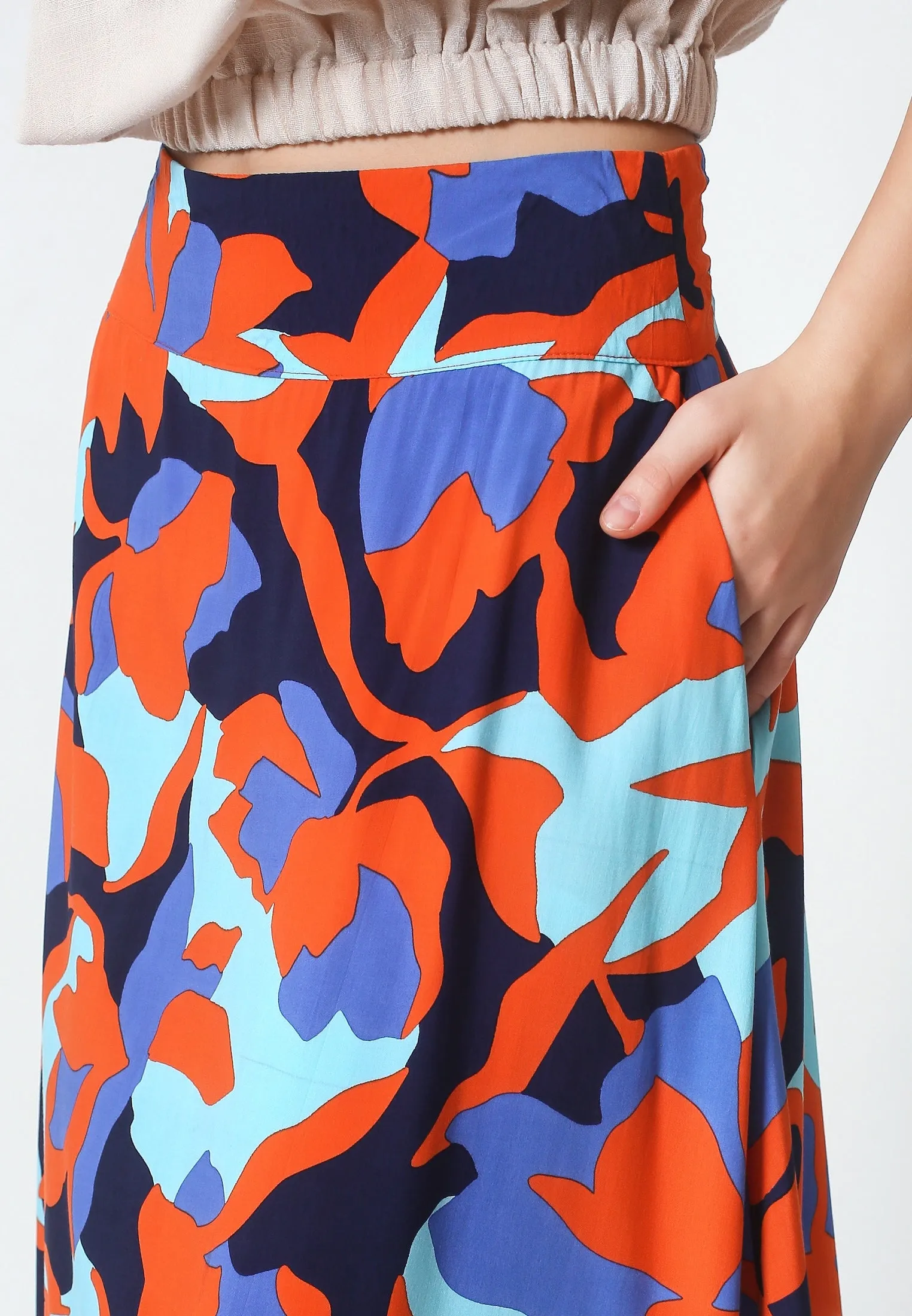 Cheryl Midi Skirt Verracotta