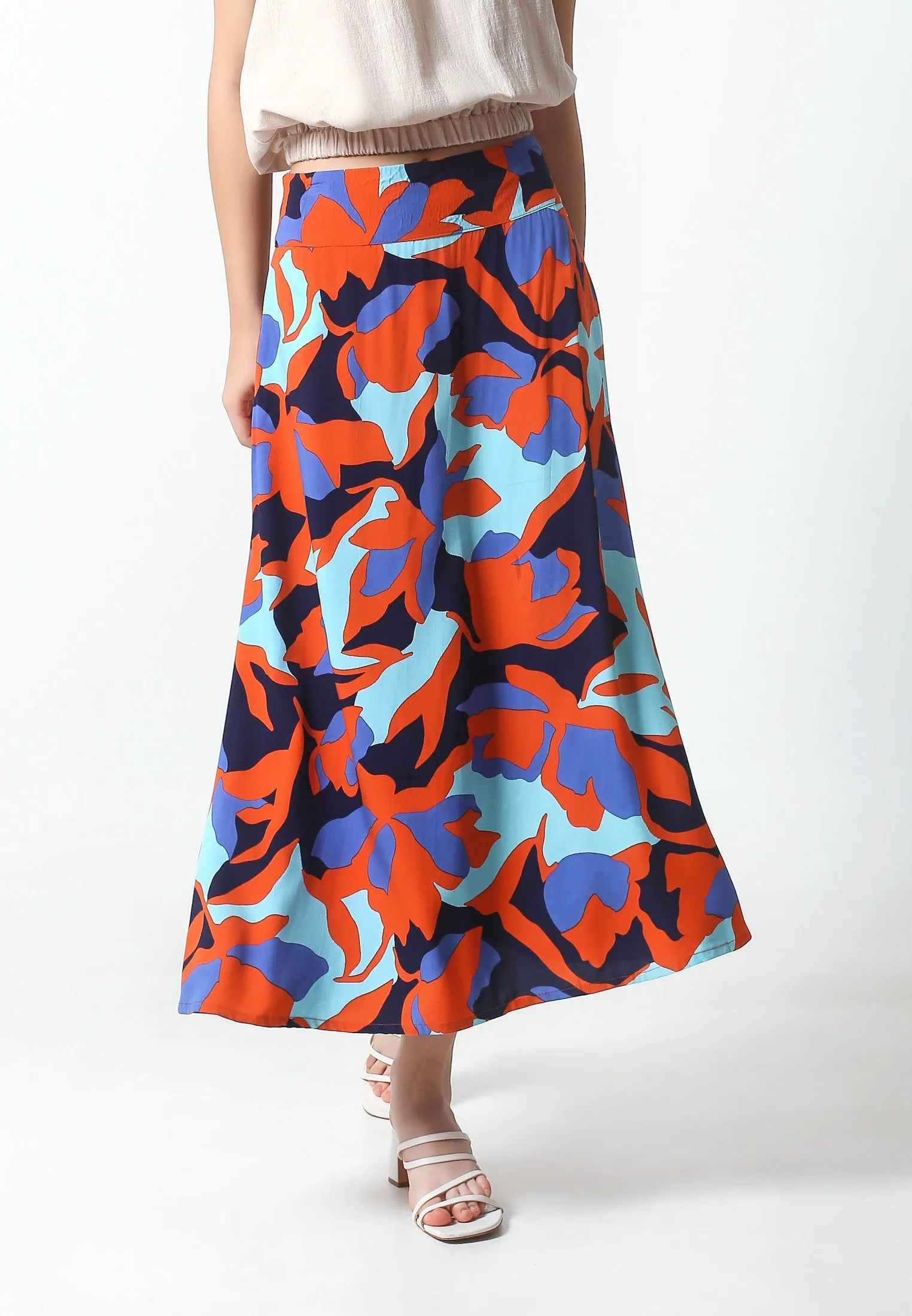 Cheryl Midi Skirt Verracotta