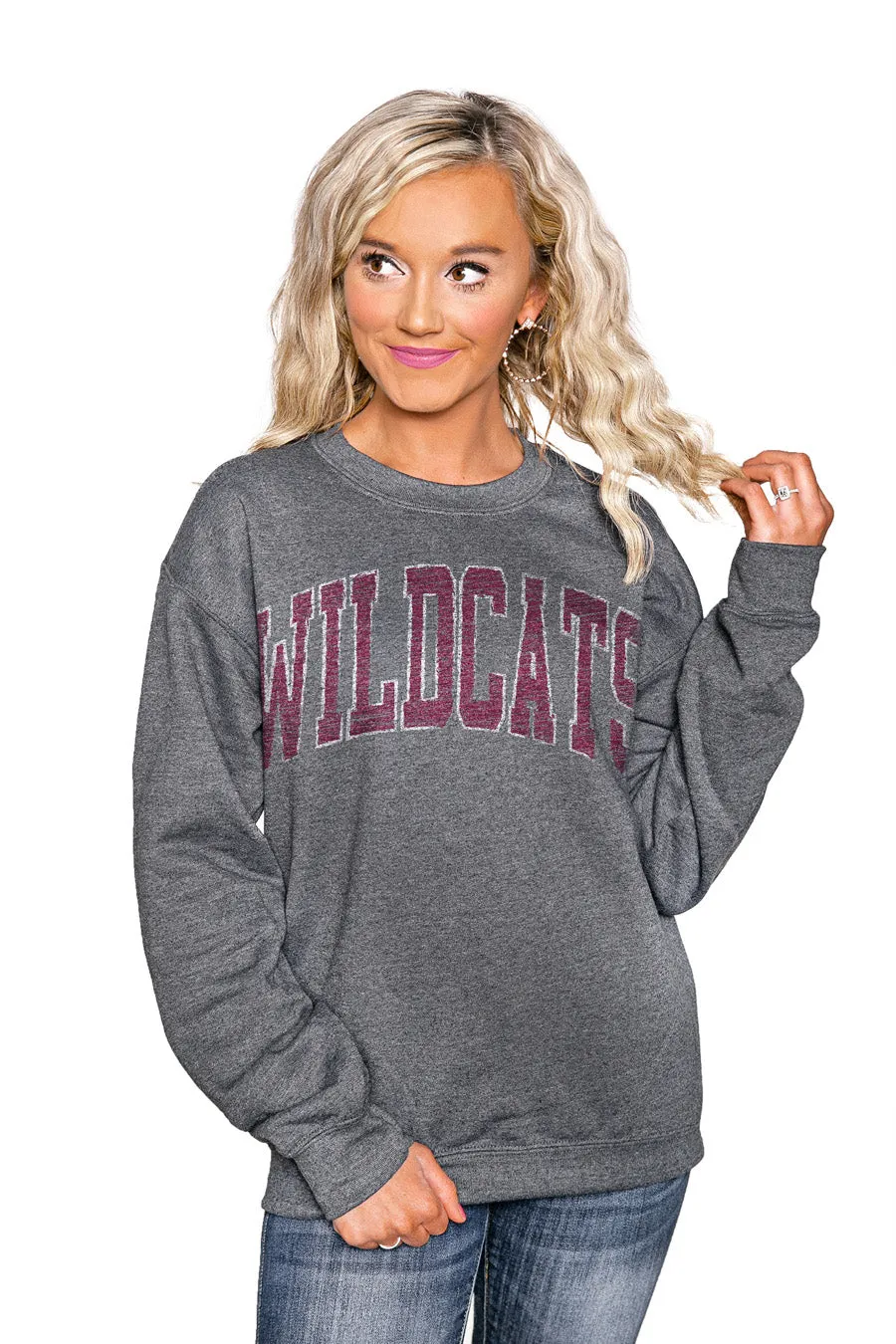 CHICO STATE WILDCATS "KICKOFF" PERFECT CREW SWEATSHIRT