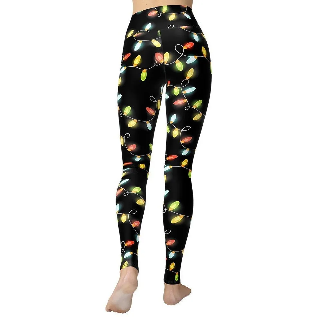 Christmas Lights Yoga Leggings