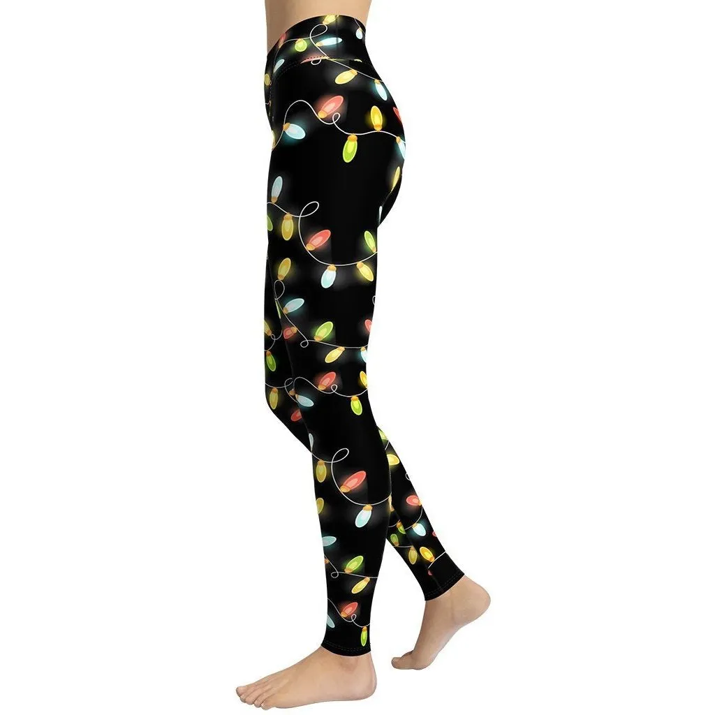 Christmas Lights Yoga Leggings