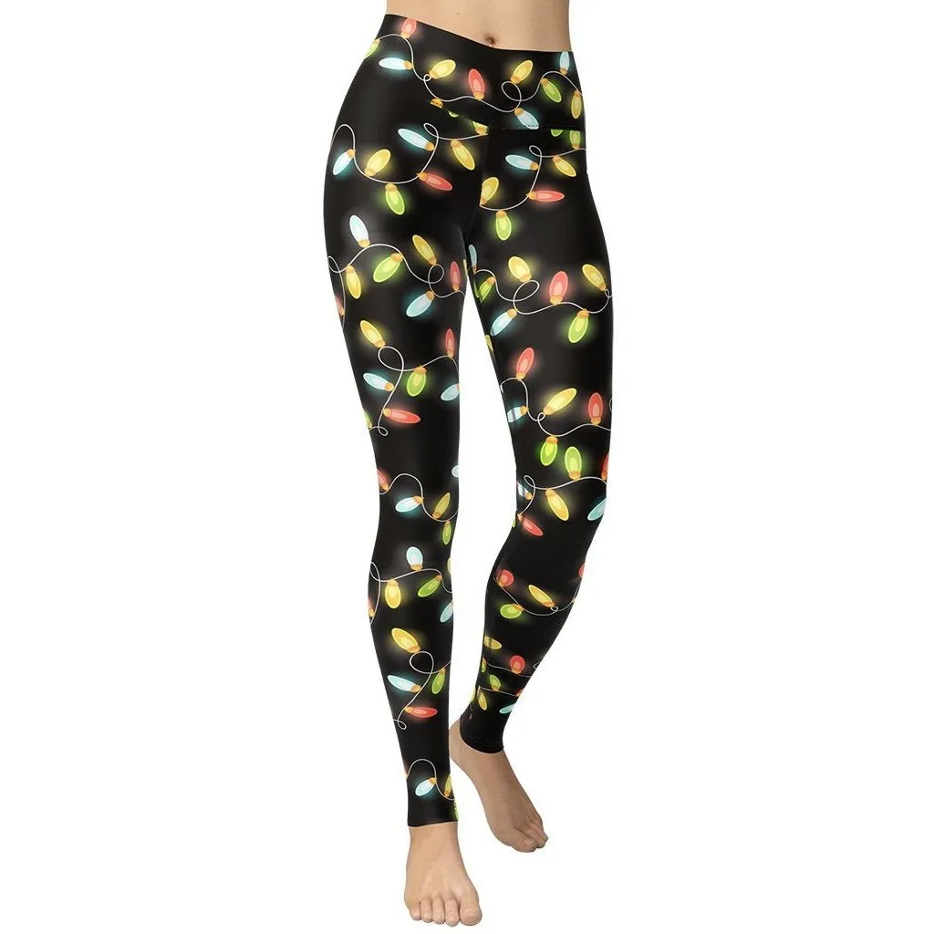 Christmas Lights Yoga Leggings