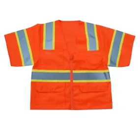 Class 3 Safety Vests Orange Color