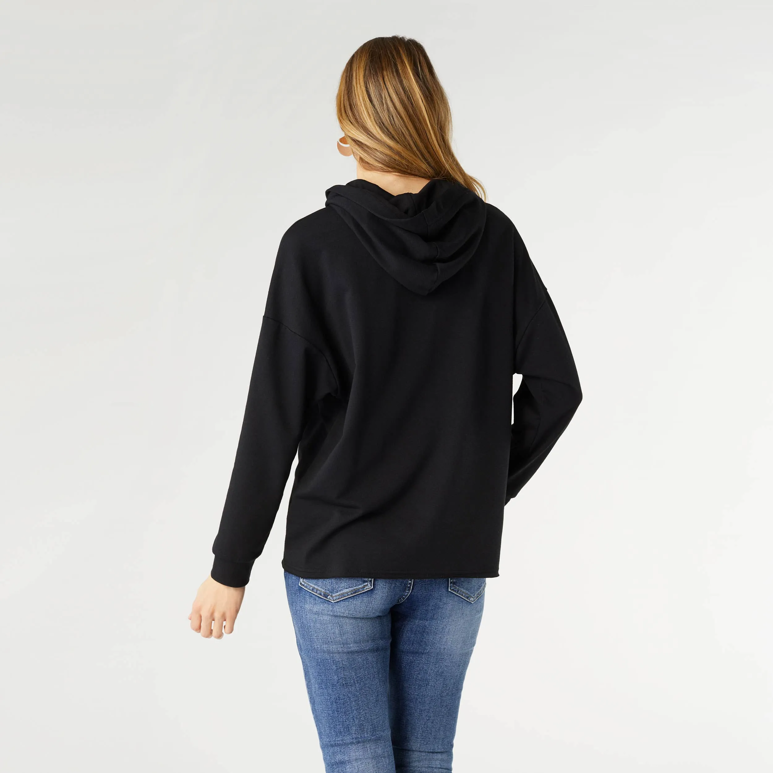 Coco   Carmen Spruce Hooded Top