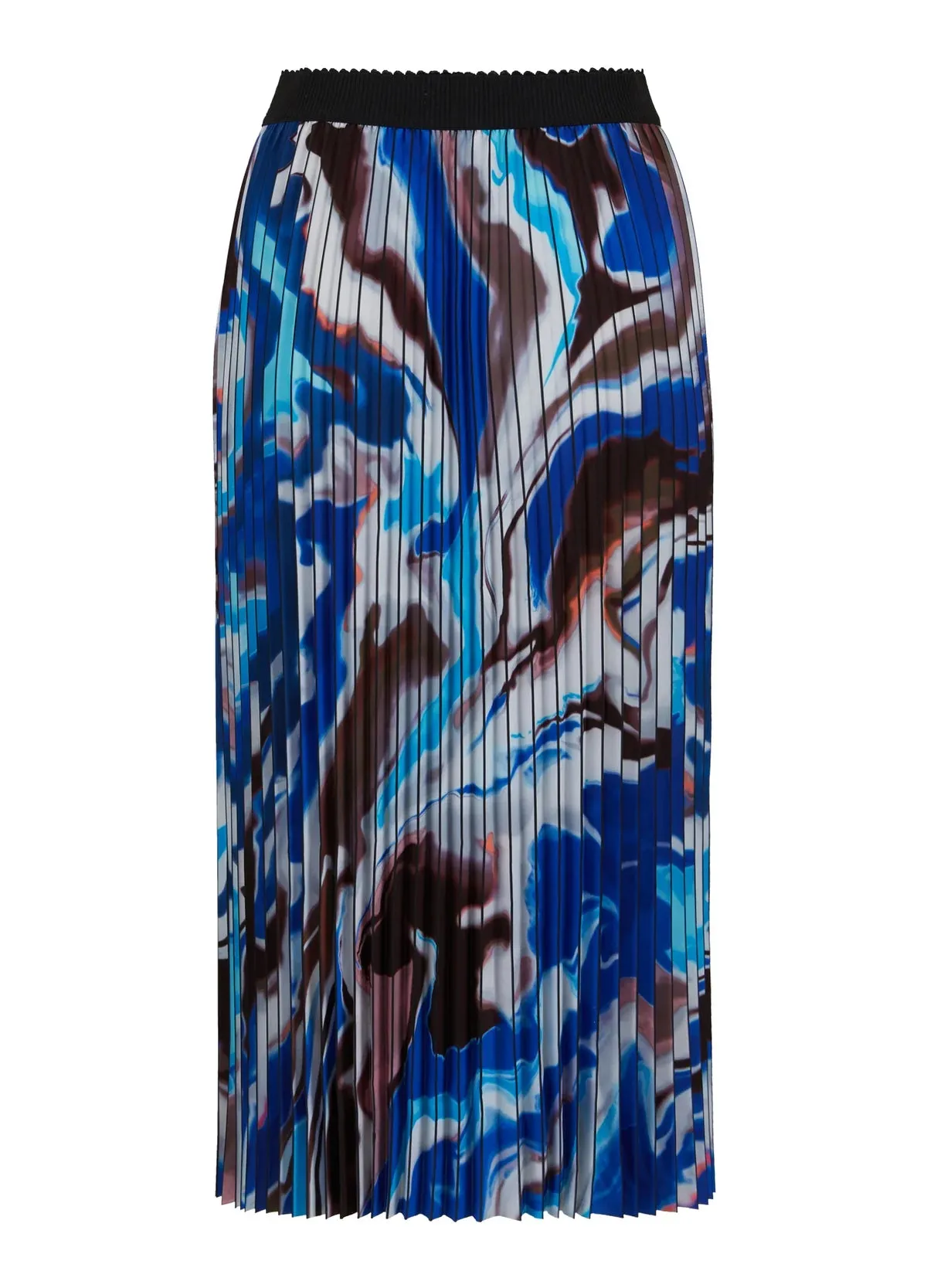 Coster Copenhagen Plisse Printed Skirt - Flow Print