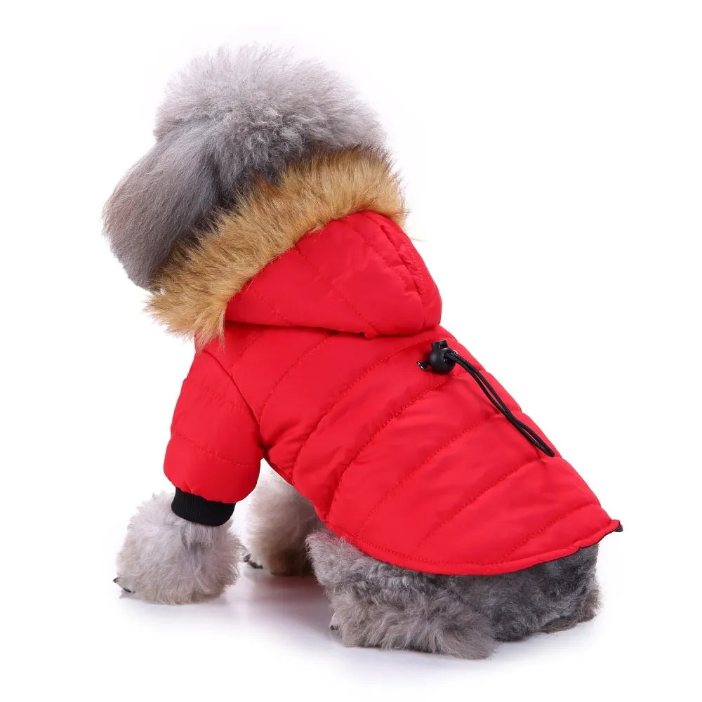 Dog Winter Clothing Coat Reflective Cotton