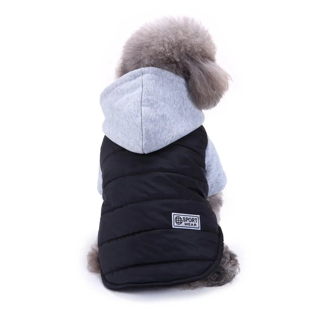 Dog Winter Clothing Coat Reflective Cotton