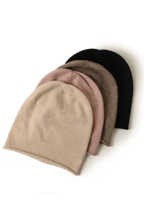 Double Layer Cashmere Hat