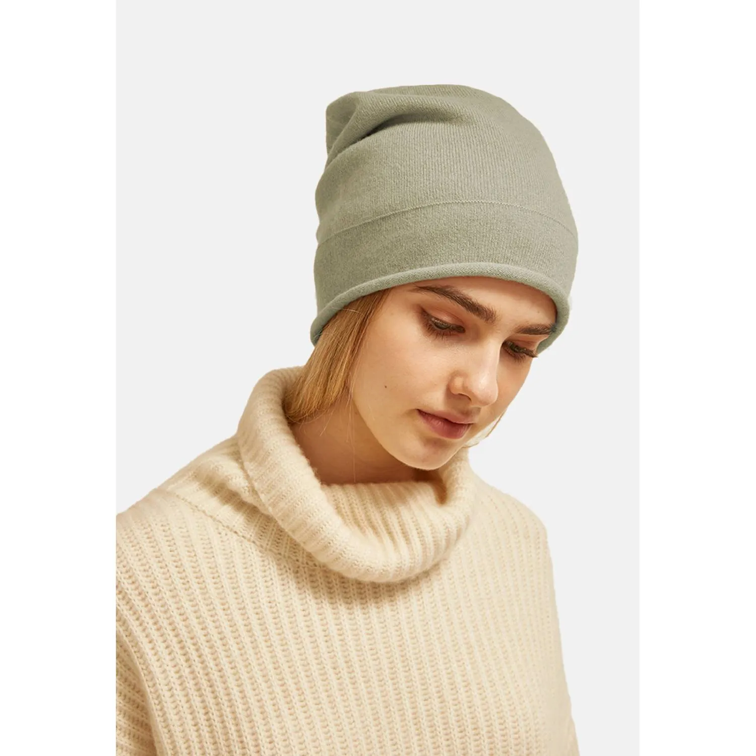 Double Layer Cashmere Hat