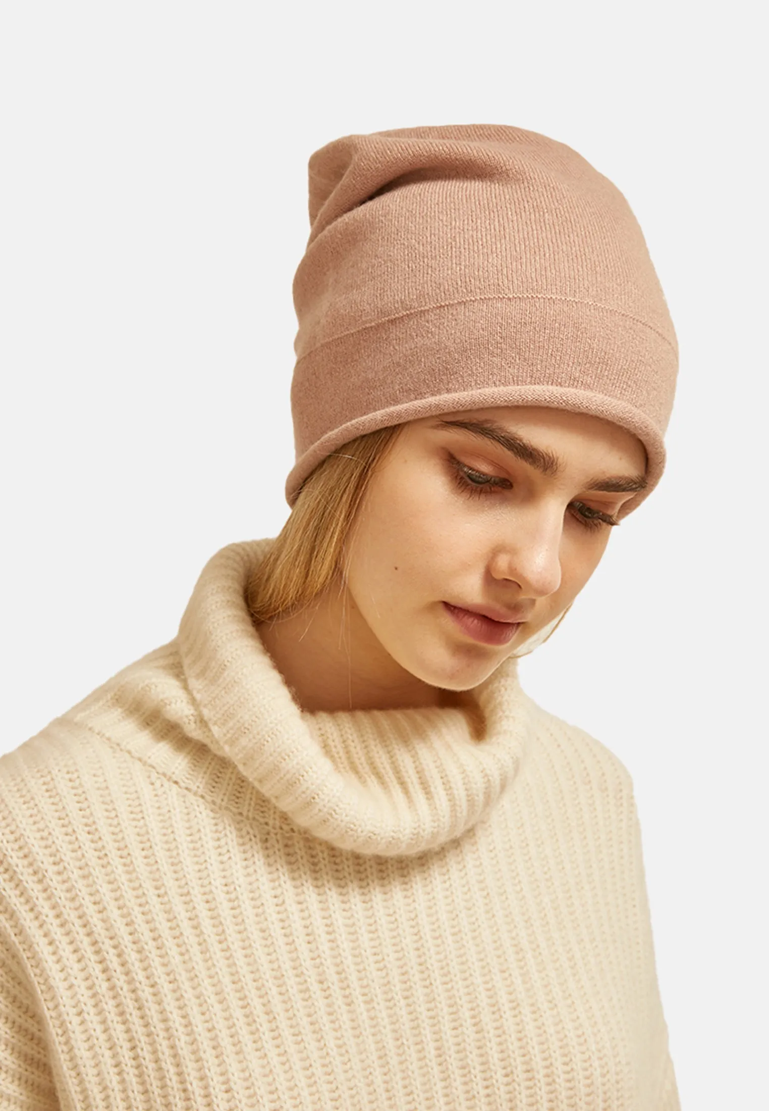 Double Layer Cashmere Hat