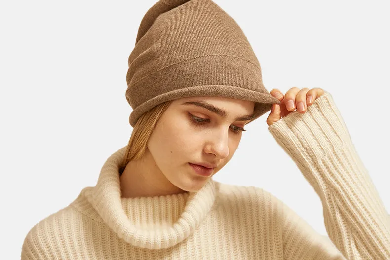 Double Layer Cashmere Hat