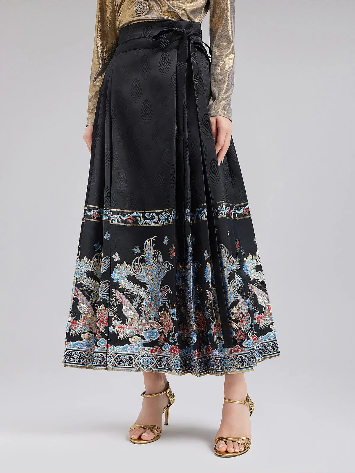 Elegant Chinese Style Mamian Skirt