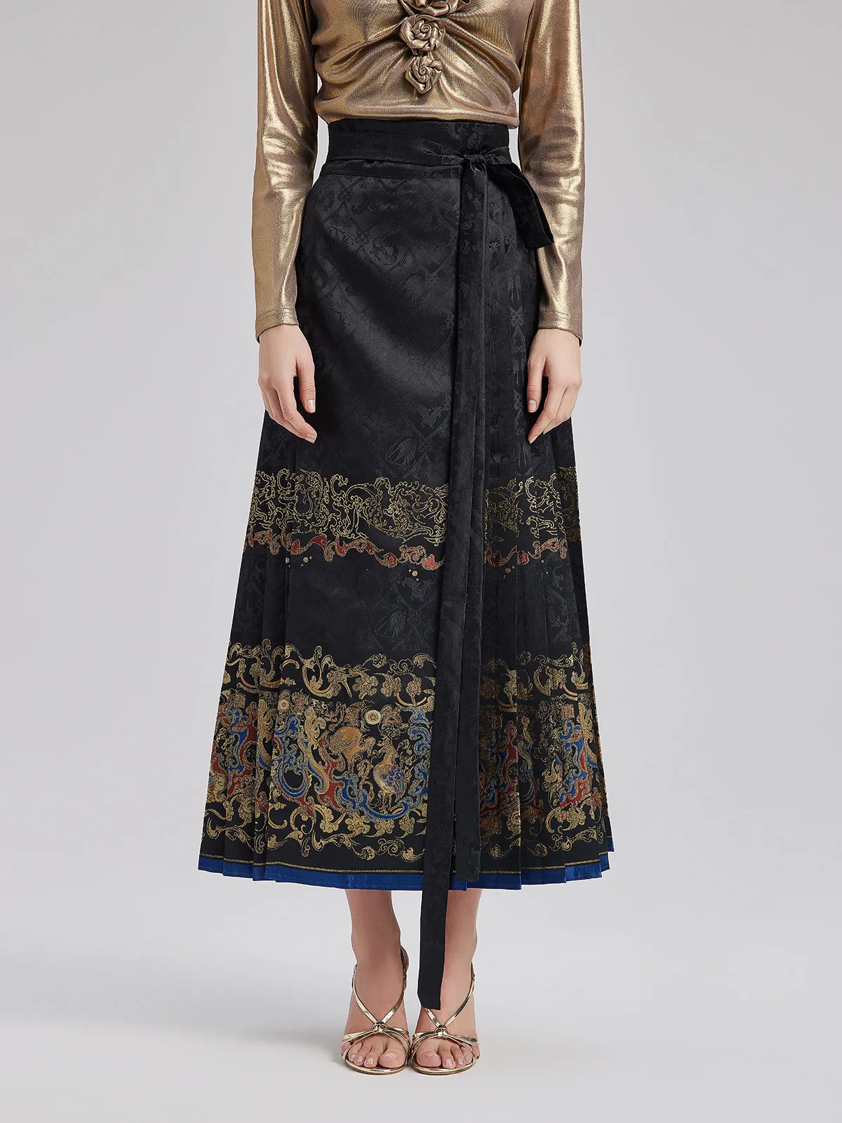 Elegant Chinese Style Mamian Skirt