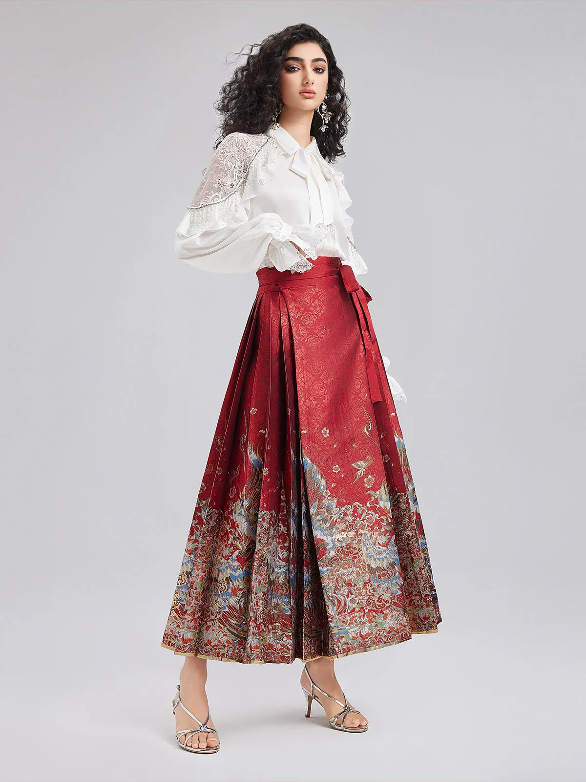 Elegant Chinese Style Mamian Skirt