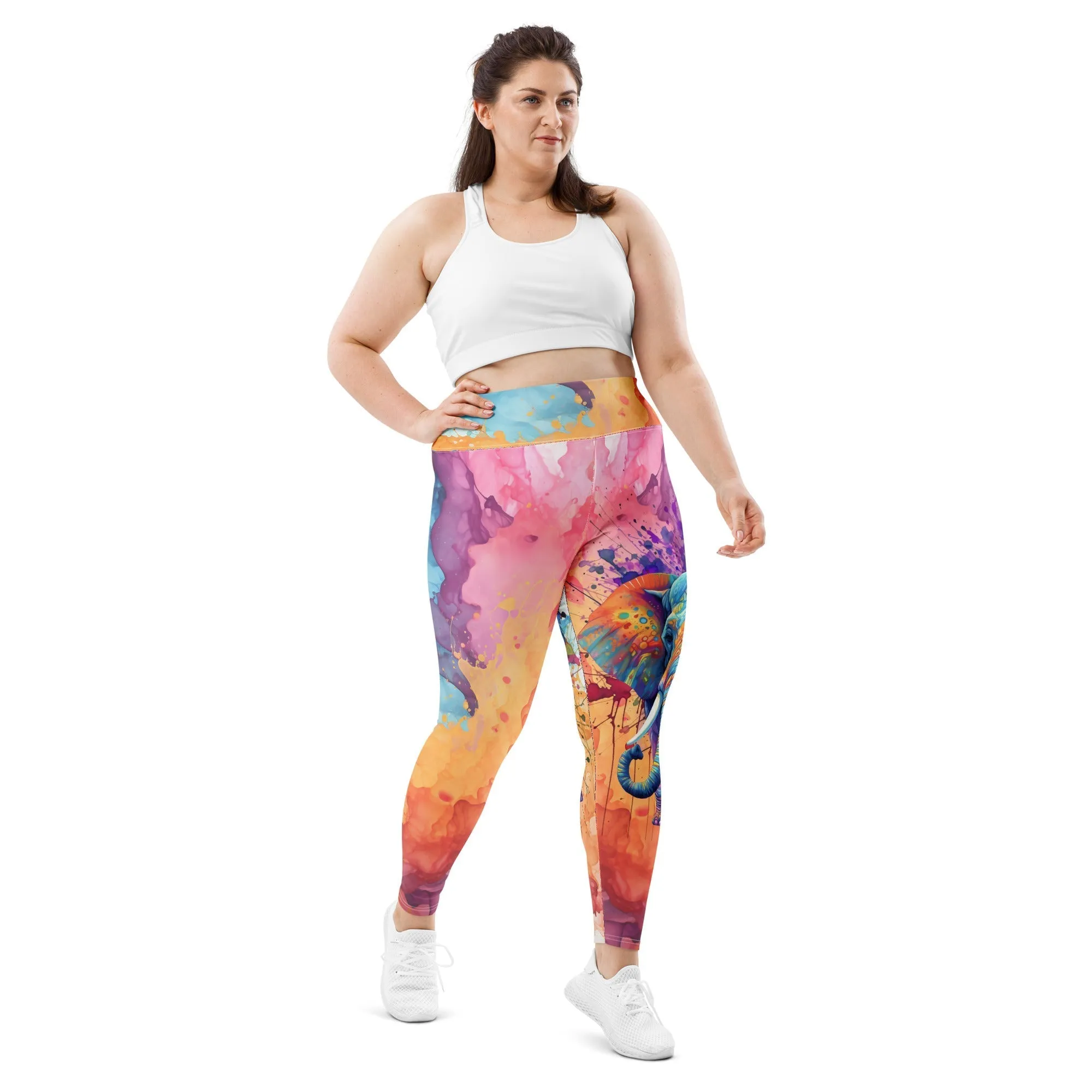 Elephant Plus Size Leggings