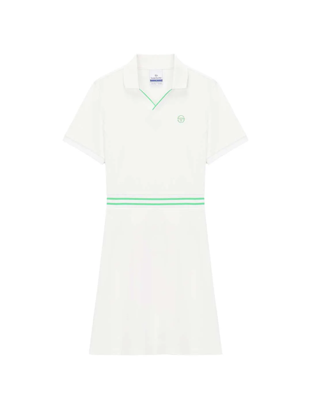 Essential Piqué Collar Dress- Off White