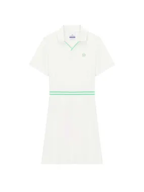 Essential Piqué Collar Dress- Off White