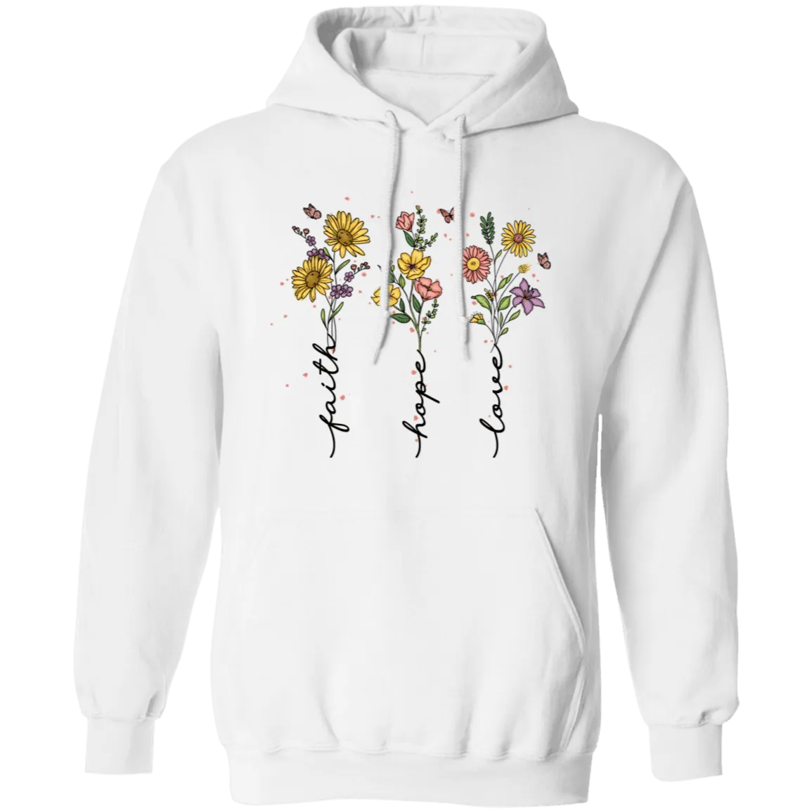 Faith Hope Love Pullover Hoodie