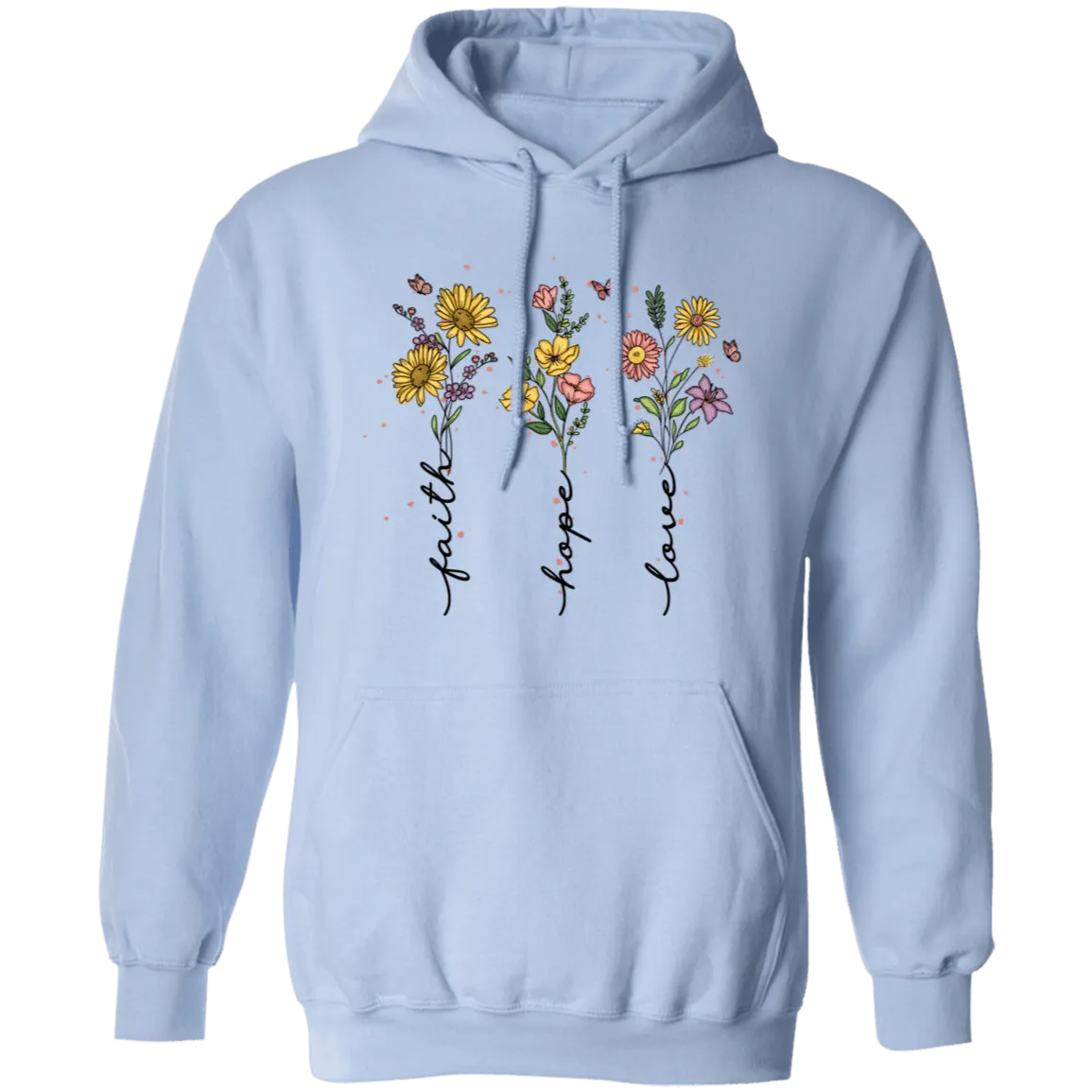 Faith Hope Love Pullover Hoodie