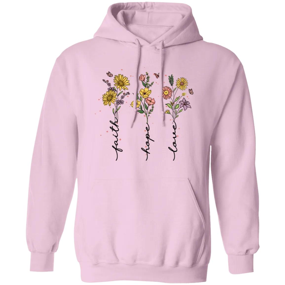 Faith Hope Love Pullover Hoodie