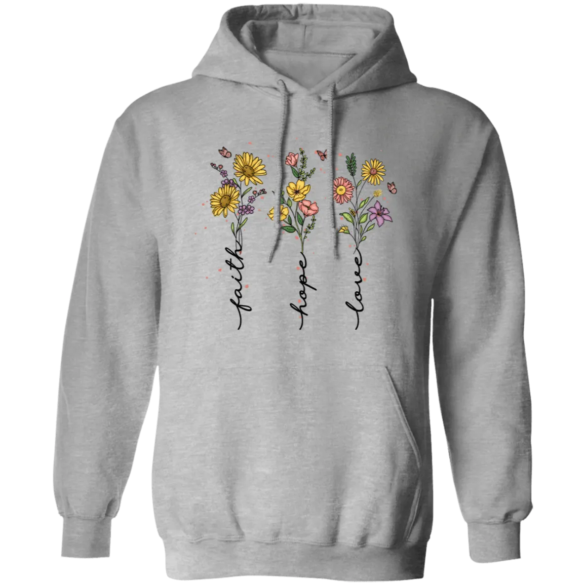 Faith Hope Love Pullover Hoodie