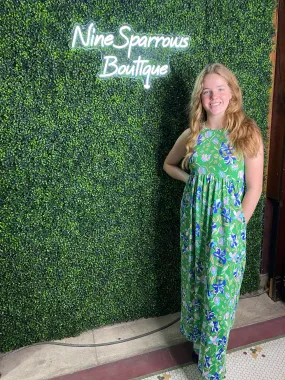 Floral Maxi Knit Dress