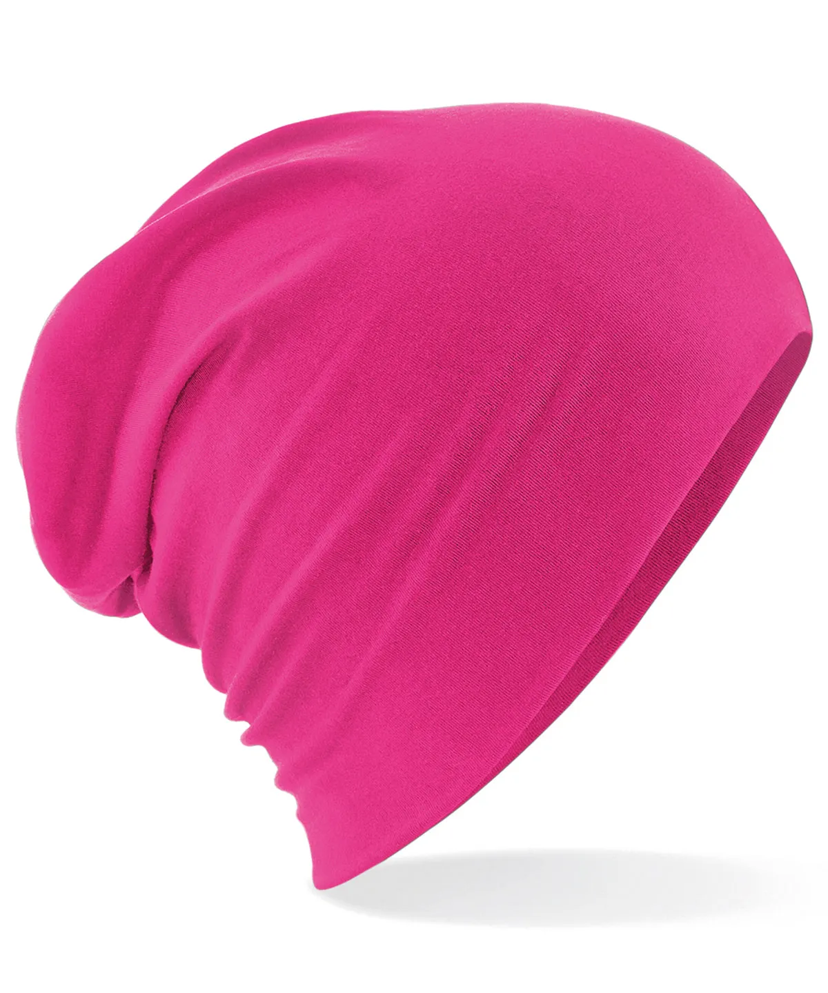 Hemsedal cotton slouch beanie | Fuchsia