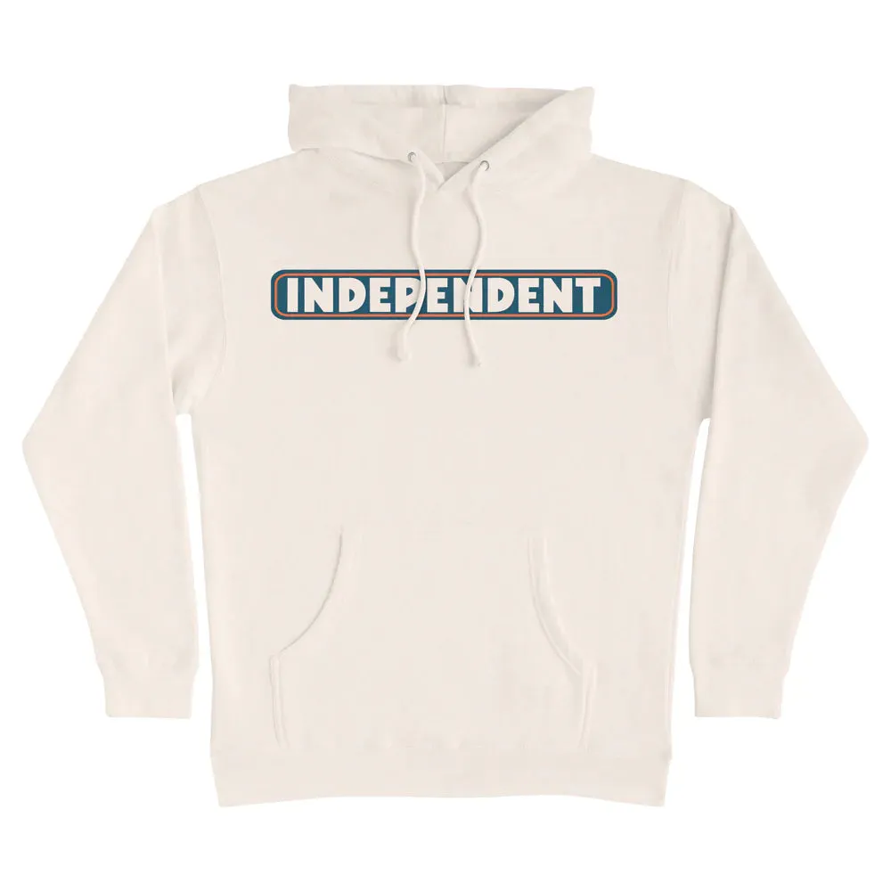 INDEPENDENT Bar Logo Pullover Hoodie Bone