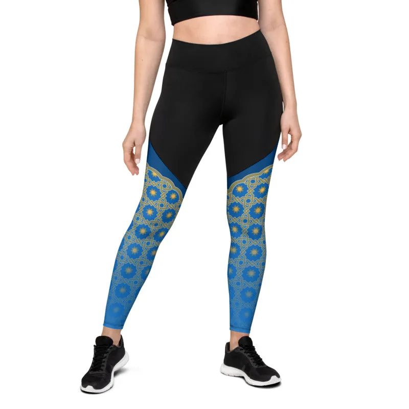 Indian Palace Architecture Capris & Compression Leggings