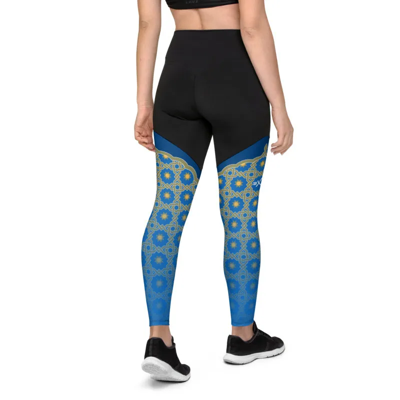 Indian Palace Architecture Capris & Compression Leggings