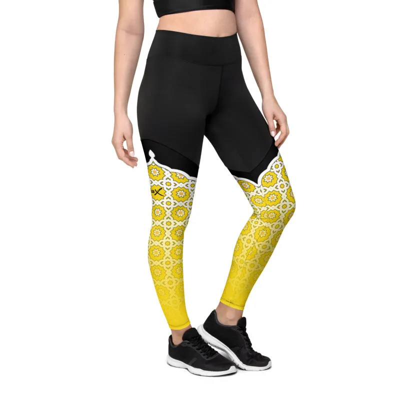 Indian Palace Architecture Capris & Compression Leggings