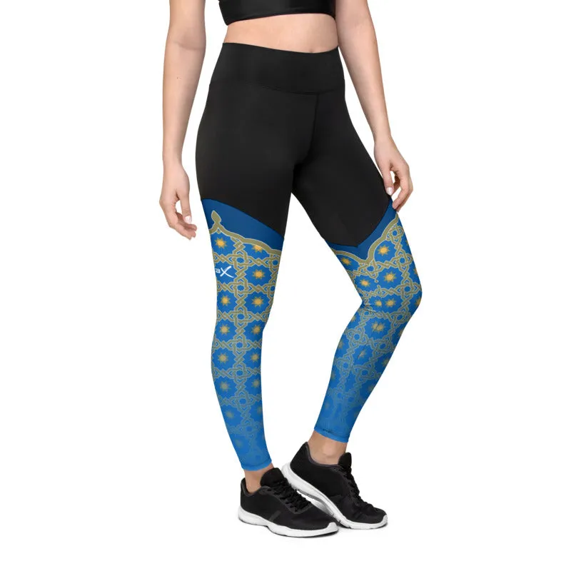 Indian Palace Architecture Capris & Compression Leggings