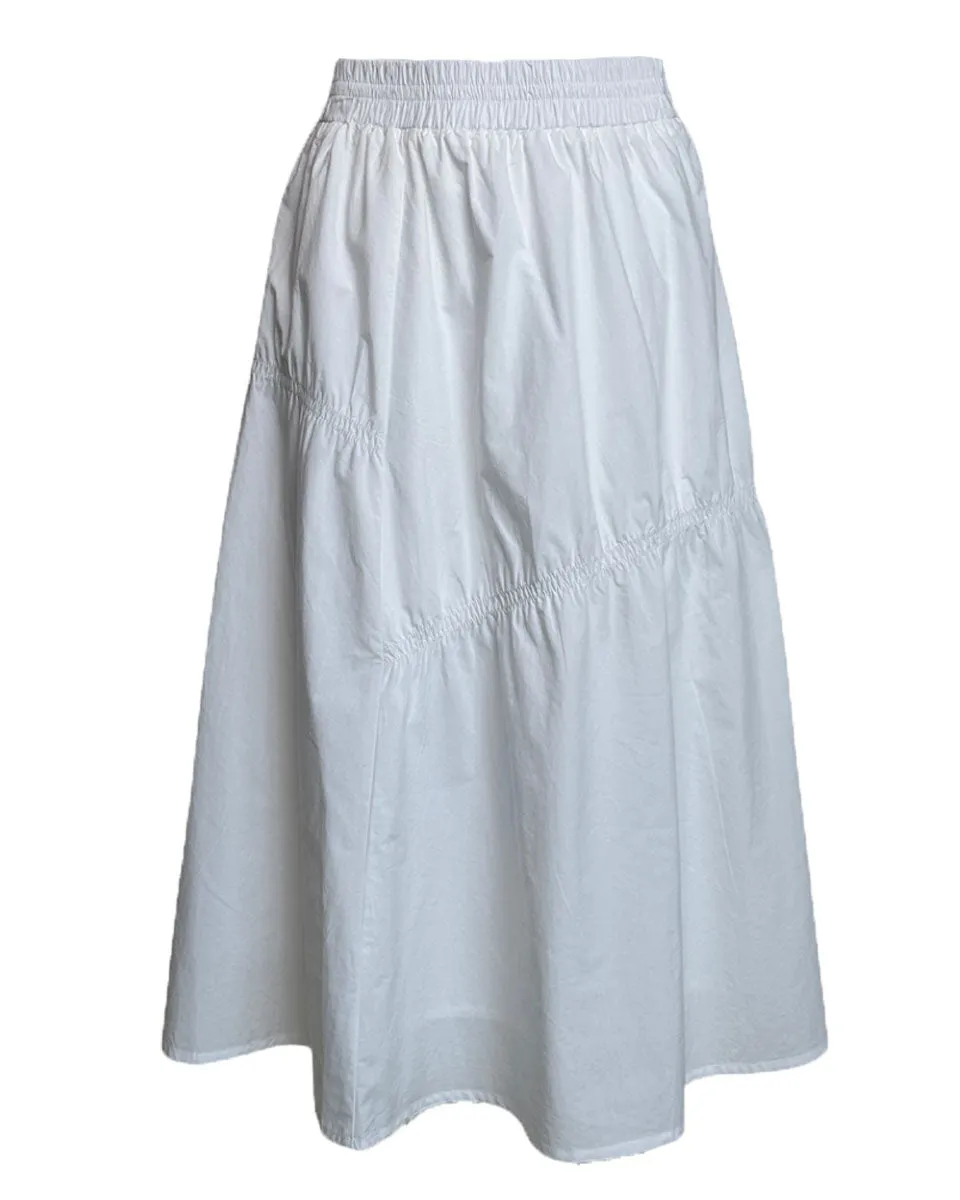 Ivory Midi Skirt