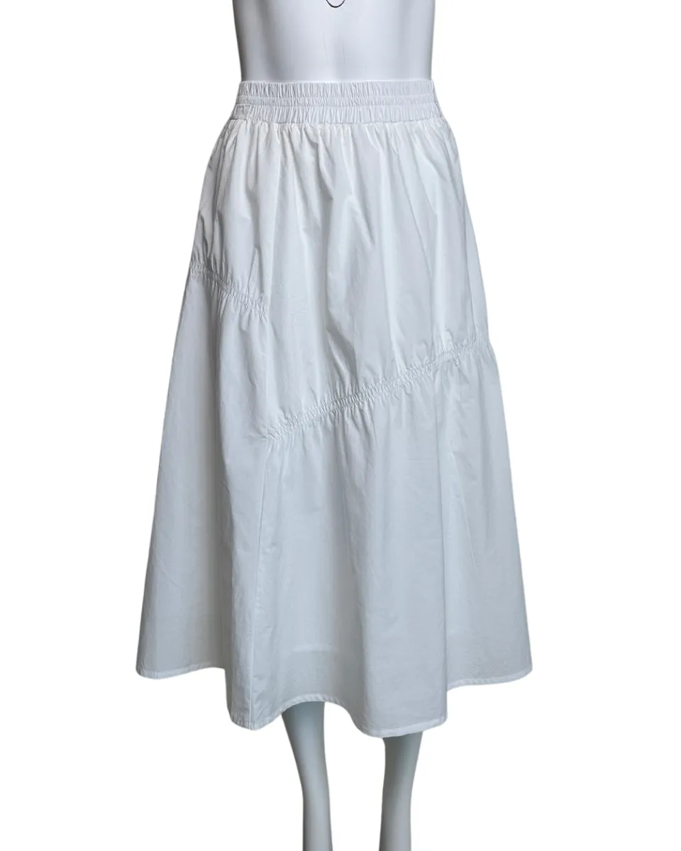 Ivory Midi Skirt