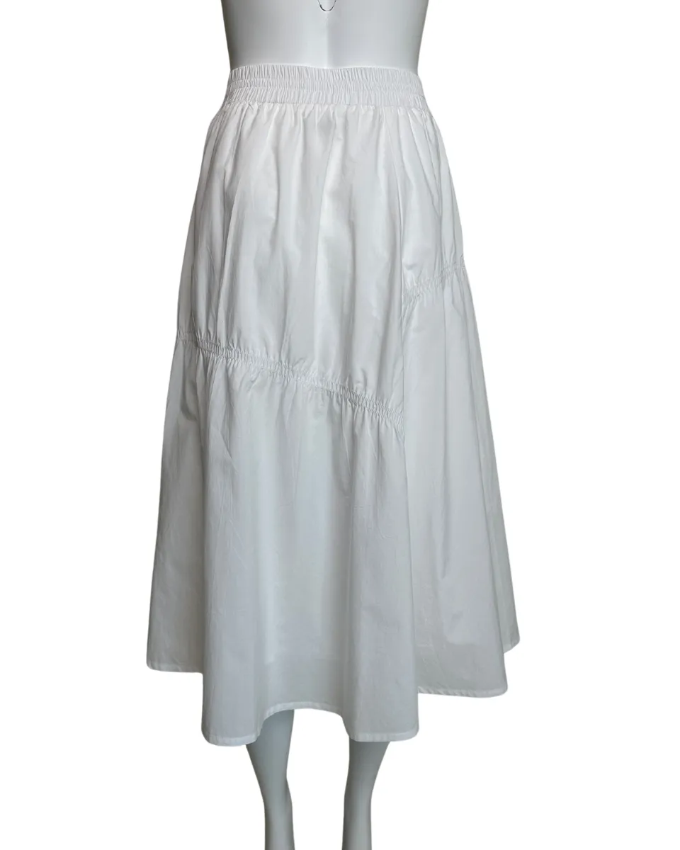 Ivory Midi Skirt