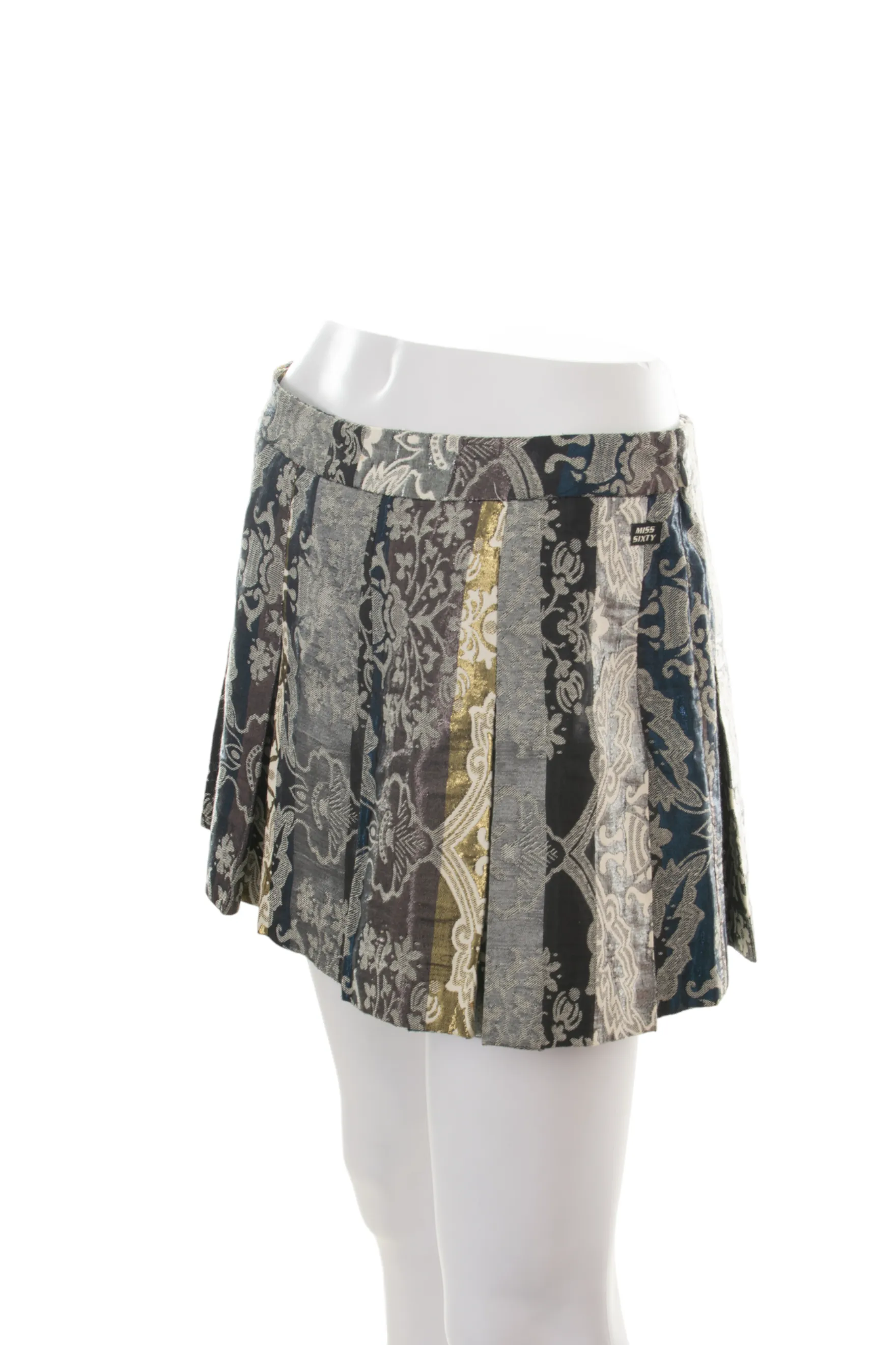 Jacquard Pleated Skirt