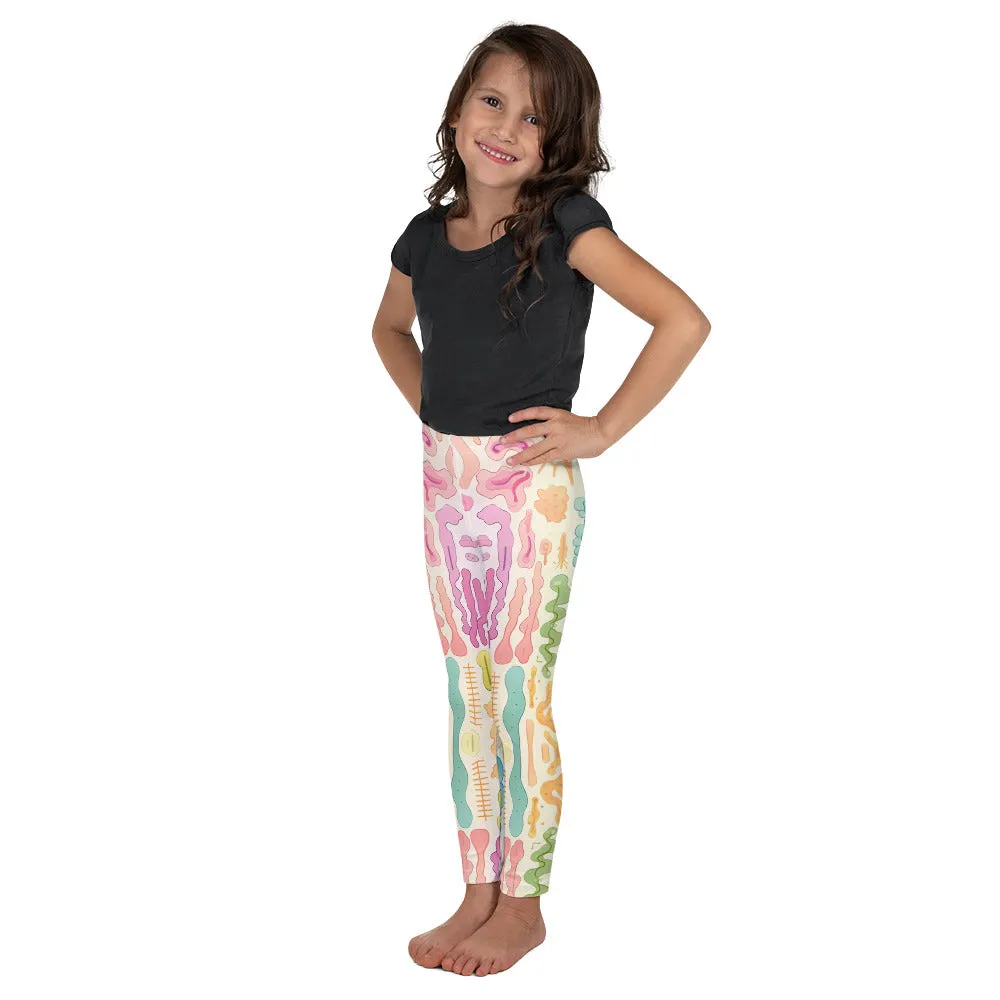 Kid's Leggings Microscopic Order