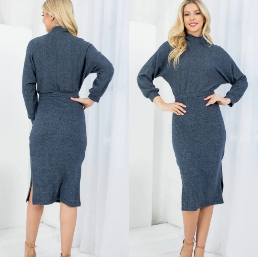 Knit Midi Dress